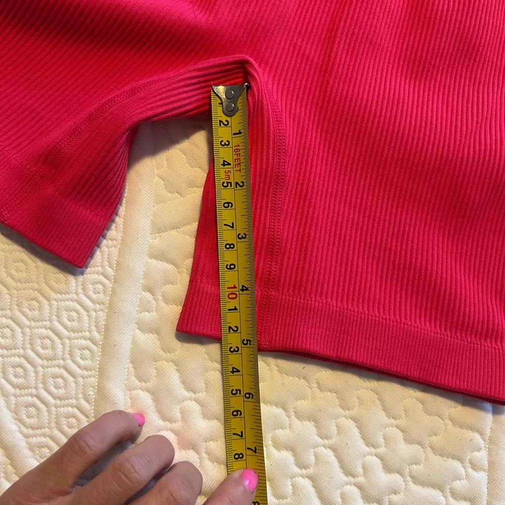 Pink Ribbed Two-Piece Set - Picture 10 of 11